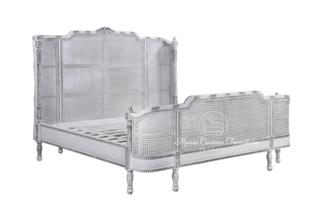 BED RL ANTIQUE WHITE