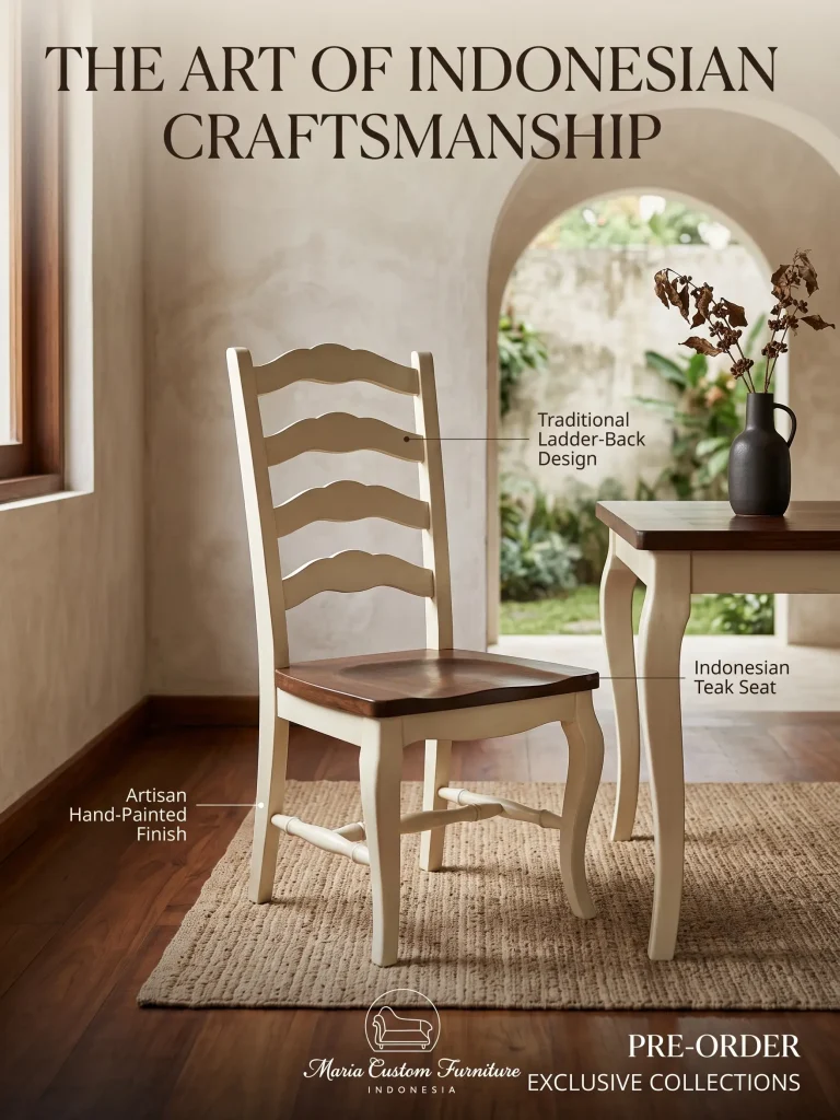 Maria Custom Furniture French Country Dining Chair