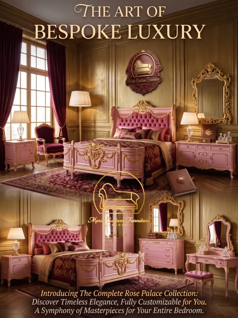 Bedroom Set French-style dressing table Maria Custom Furniture