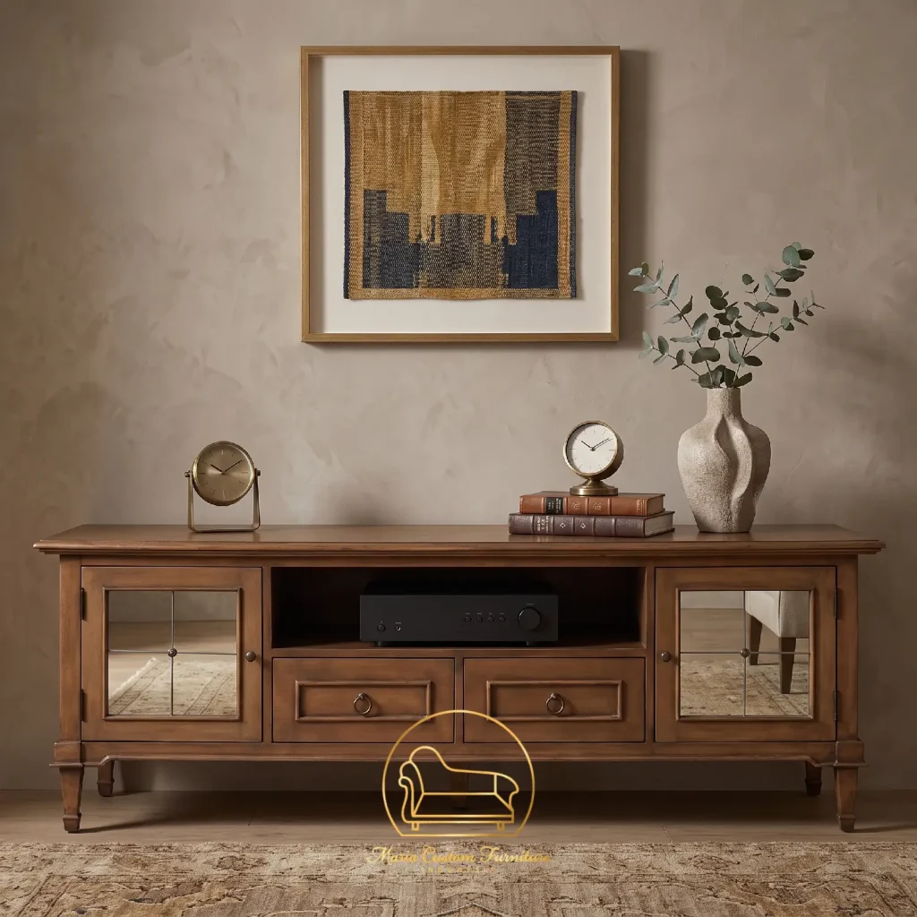 Cabinet TV Stands Wood Furniture Living Room