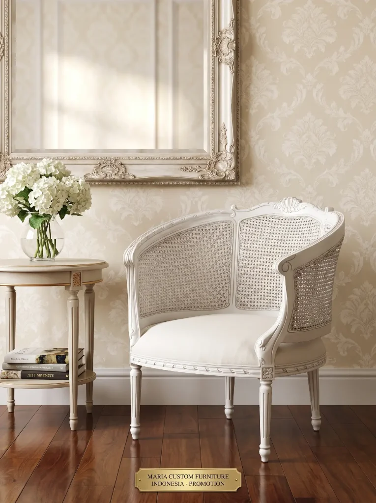 Cain Luxury Accent Chair Rattan