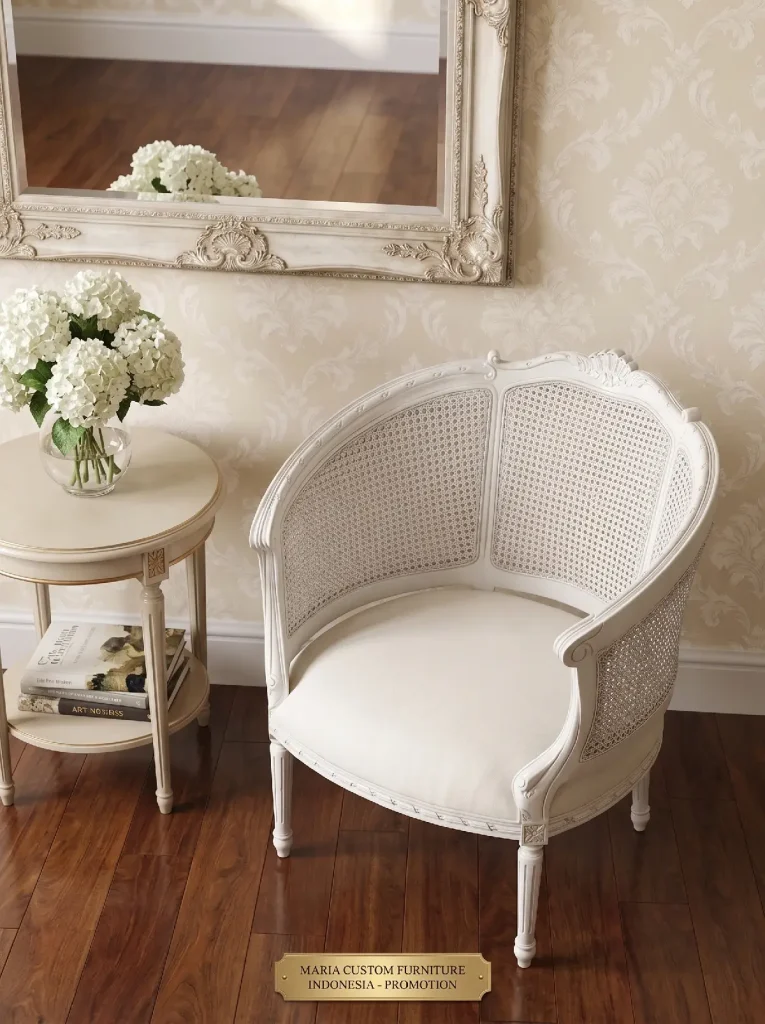 Cain Luxury Accent Chair Rattan Jepara