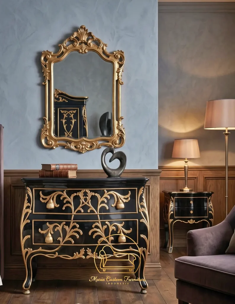 Dresser Bedroom Classic Furniture French Jepara Handmade