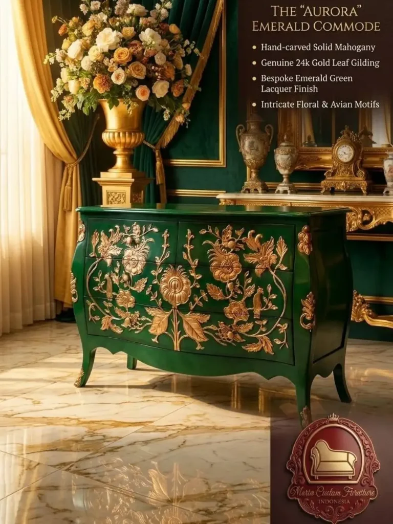 European elegance The French Country Bombe Chest