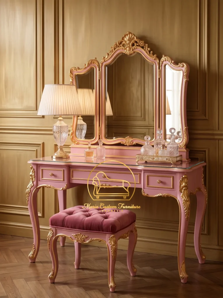 French style dressing table Maria Custom Furniture Jepara
