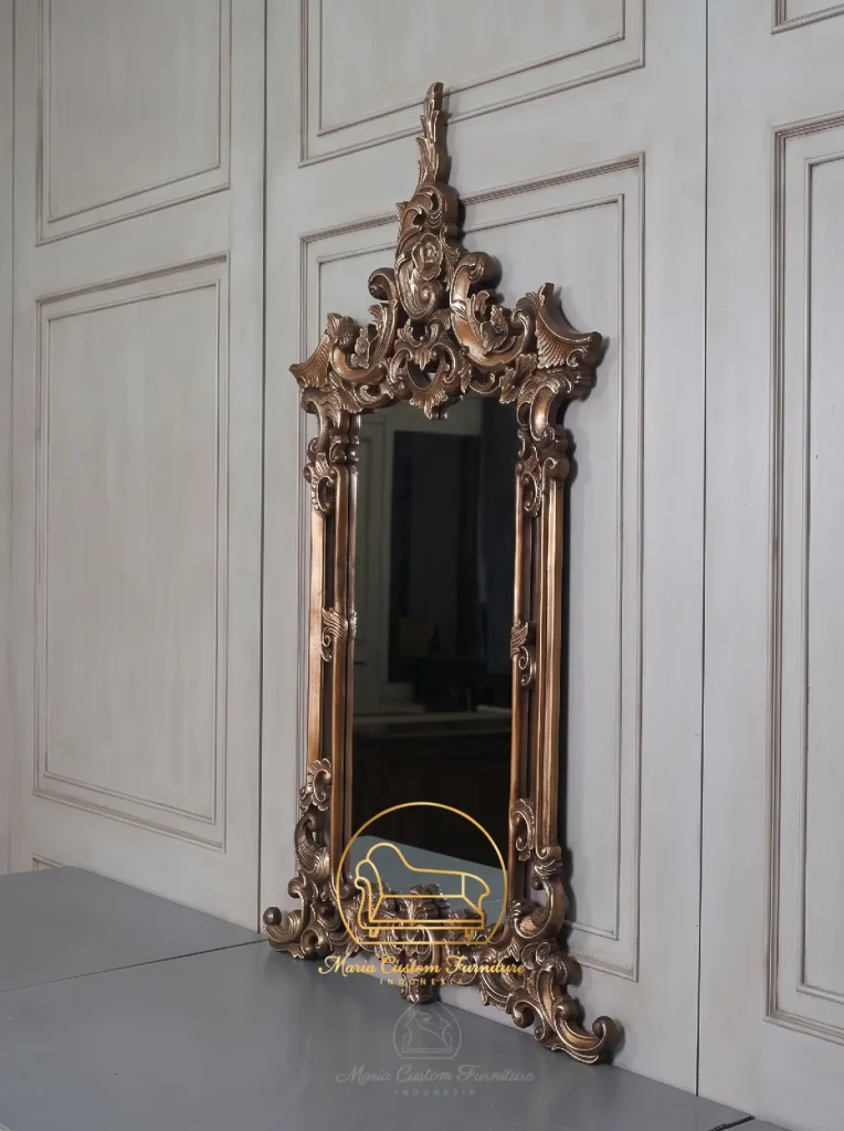 Luxury Antique Gold Baroque Mirror Jepara