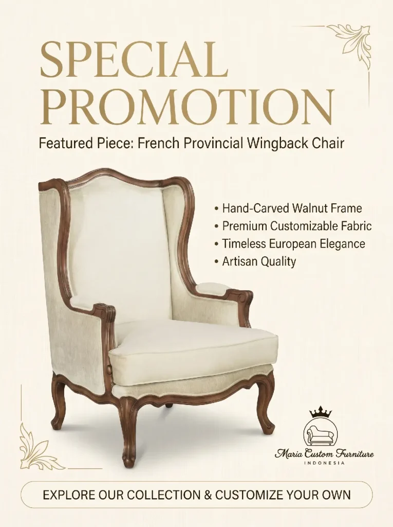 Premium French Dining Chair Terbaru