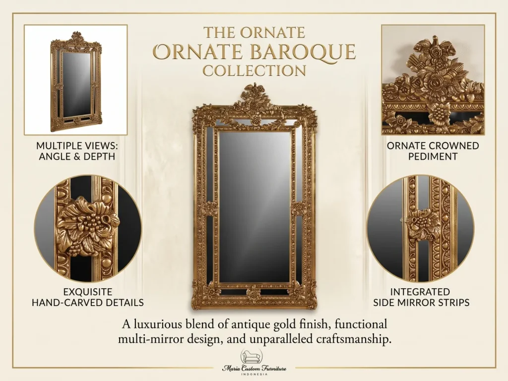 Rococo Gilt Bergère Salon Table Ensemble Maria Custom Furniture