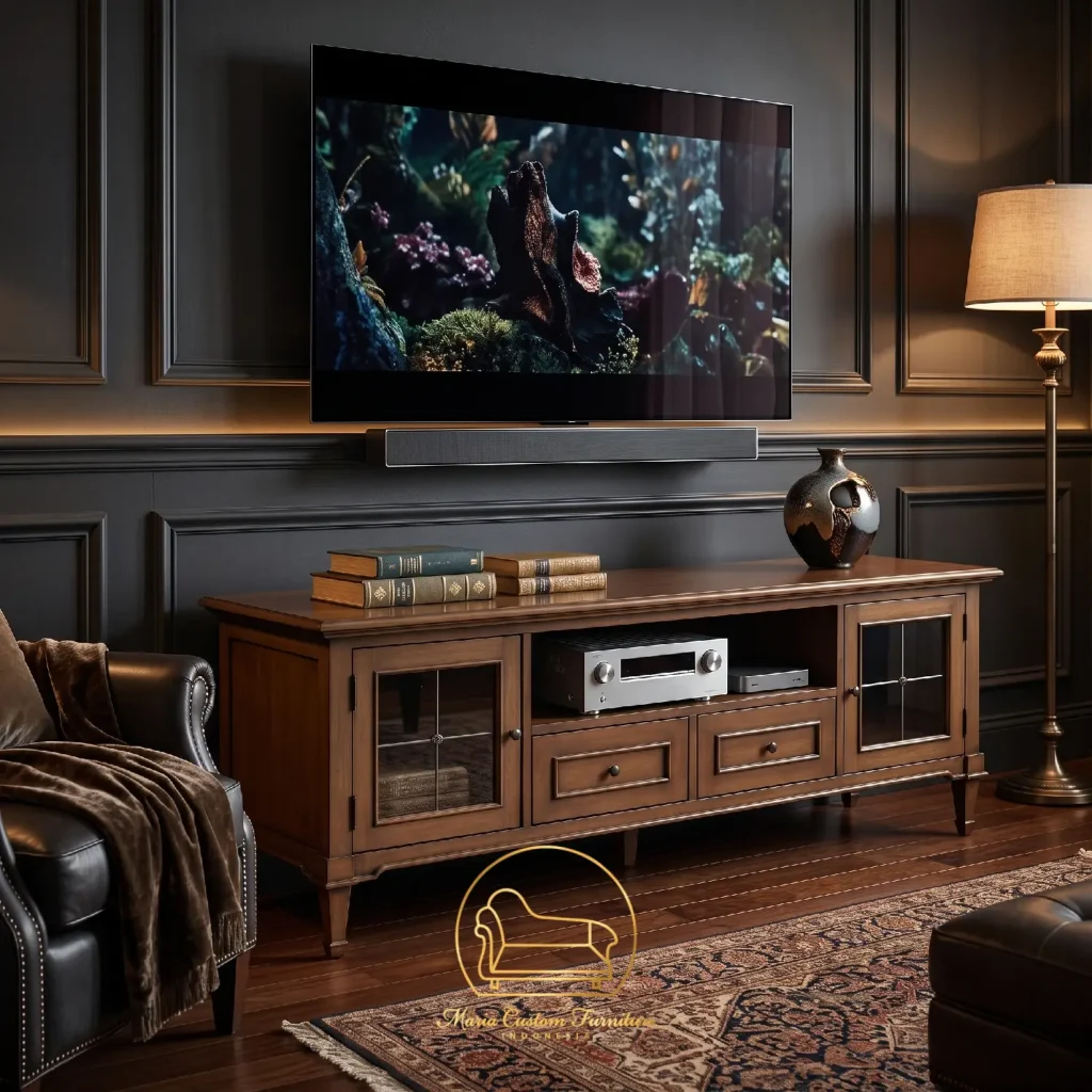 TV Stands Wood Furniture Living Room Cabinet