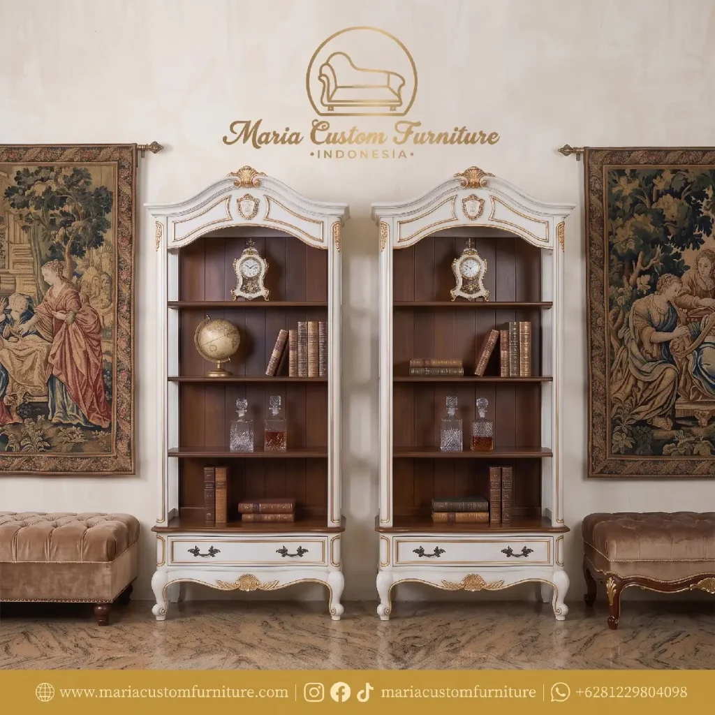 Almari Rak Classic Luxury Bookcases