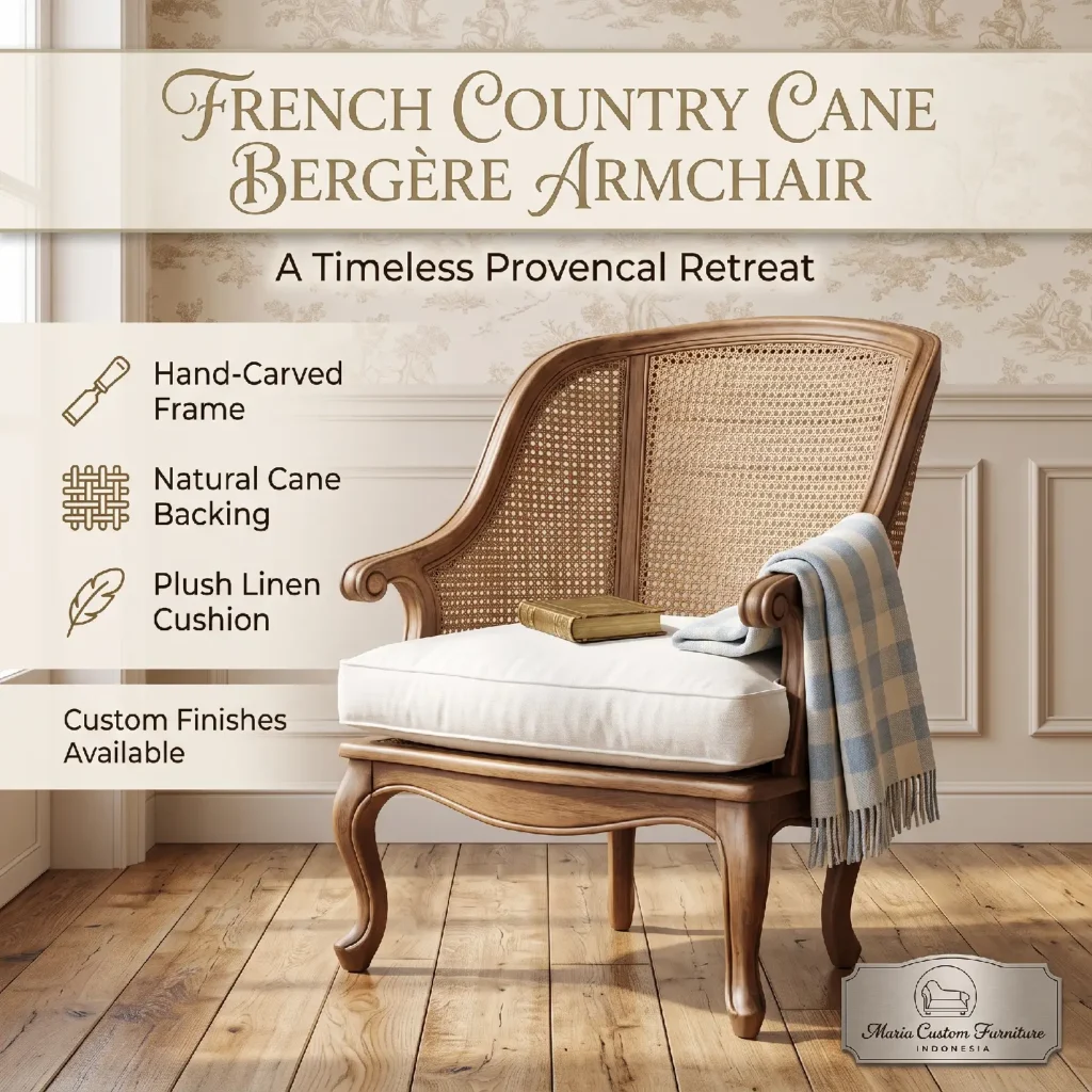 Rattan Barrel Armchair
