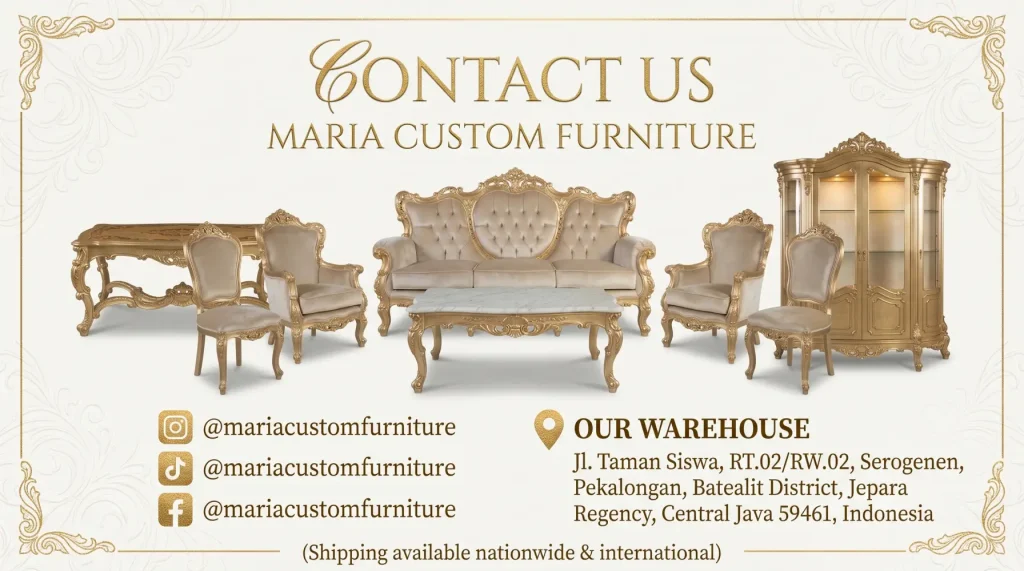 Contact Furniture Warehouse Maria Custom Mebel Jepara Indonesia