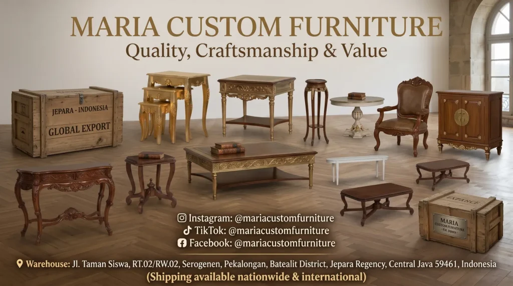 Maria Custom Furniture Quality Craftsmanship dan Value