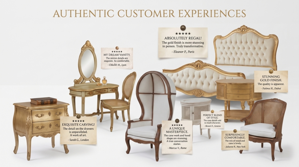 Review Customer Comments to Maria Custom furniture Indonesia