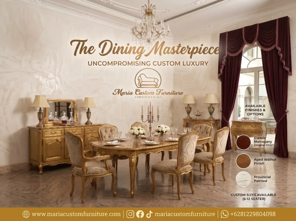 The Ultimate Guide to Bespoke Luxury Designing a Classic European Dining Room Custom Design