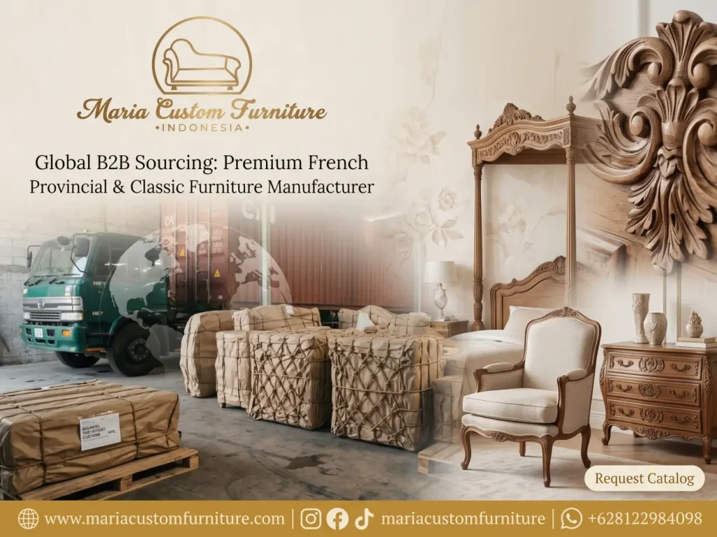 Welcome to Maria Custom Furniture, your premier B2B furniture sourcing partner based in Jepara, Indonesia