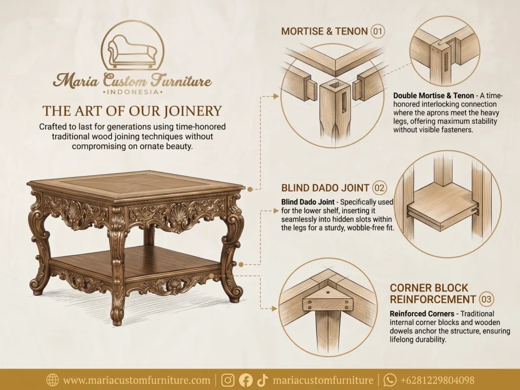 Describe your joinery here mortise-and-tenon-dowels
