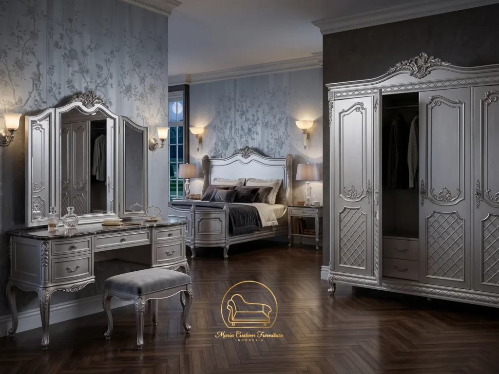 Wardrobe and Dressing Table Luxury Bedroom Furniture
